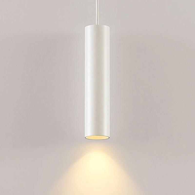 Lampa wisząca Arcchio Ejona, biała, aluminium, 27 cm