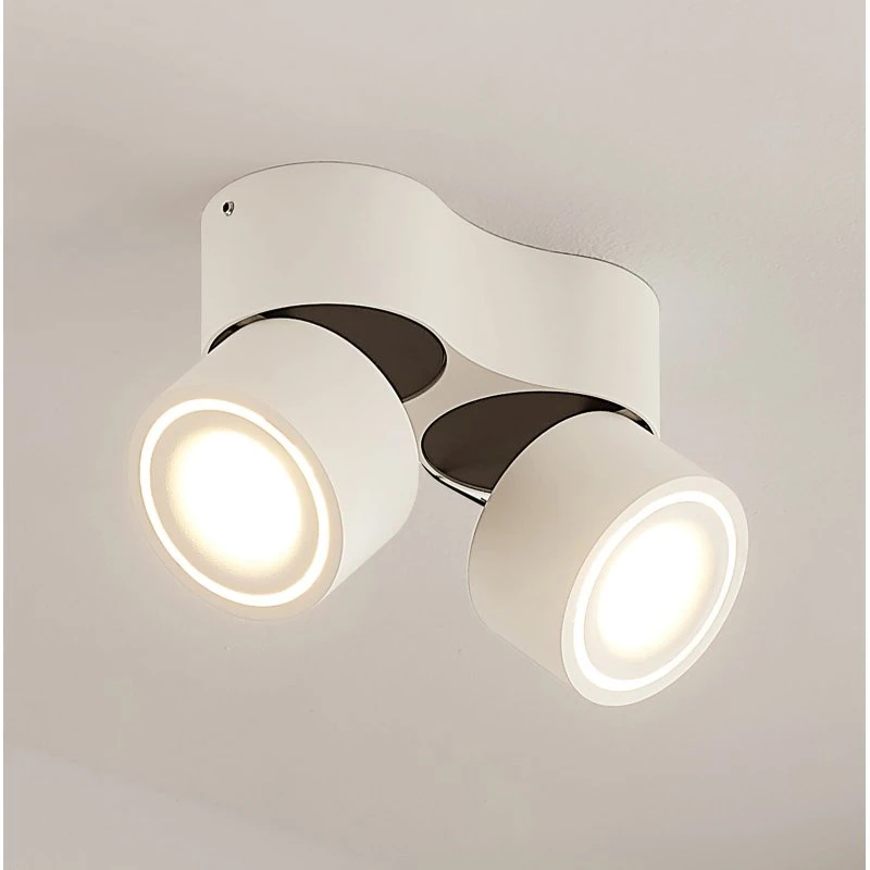 Arcchio Rotari 2 Lampa sufitowa LED 2x6.1W Biała