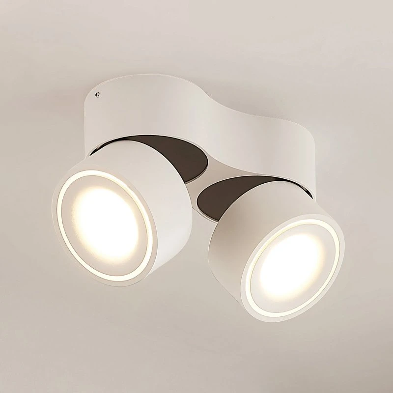 Arcchio Rotari 2 Reflektor LED 2x8,9W Biały