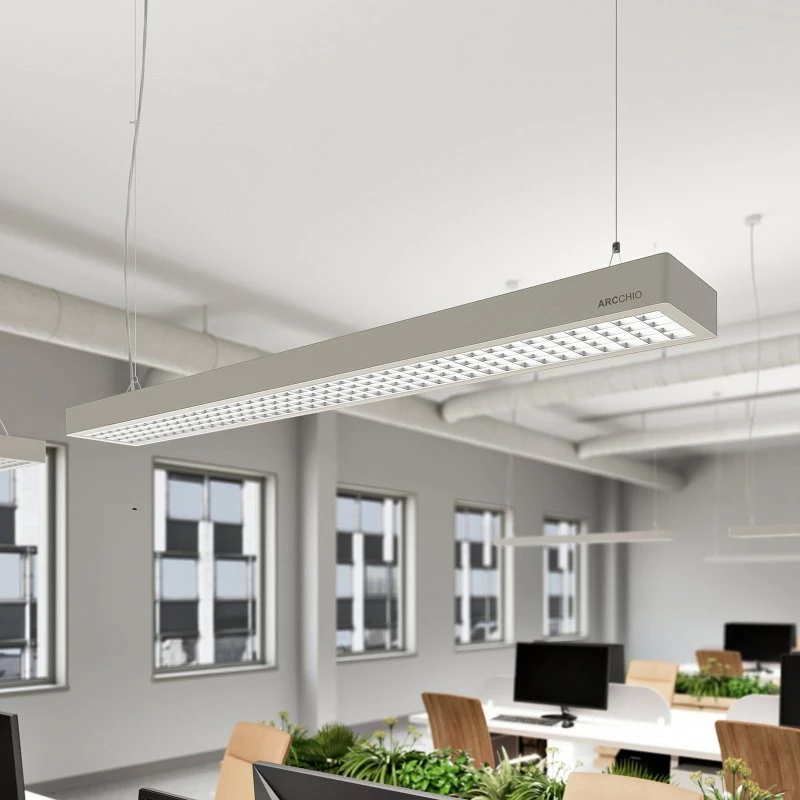 Arcchio Susi Lampa Wisząca LED 120 cm, Srebrna, 4000K, DALI