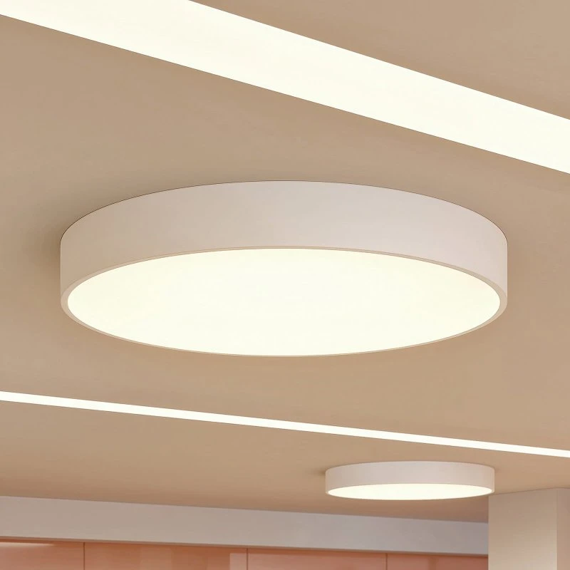 Lampa sufitowa LED Noabelle Arcchio, Ø 80 cm, biała, metal