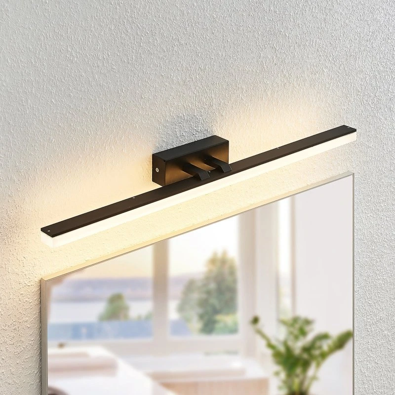 Lucande Lisana LED Lampa Ścienna IP44 L75 Black - 75 cm
