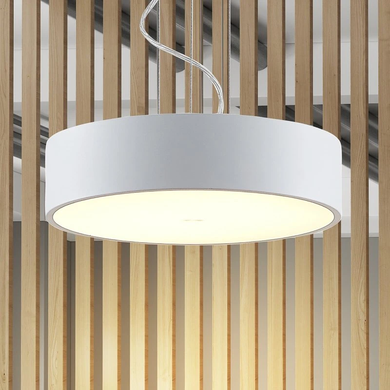 Lampa wisząca Noabelle Arcchio LED, Ø 40 cm, biała