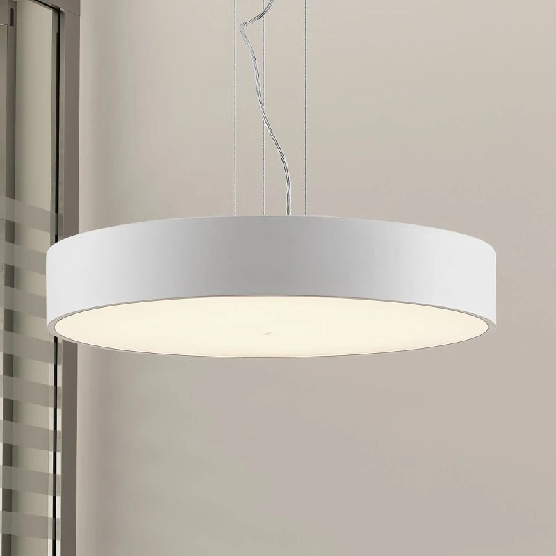 Żyrandol LED Arcchio Noabelle, Ø 60 cm, biały, metalowy