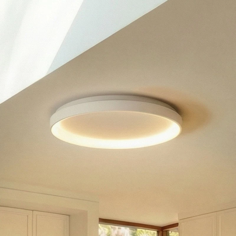 Lampa sufitowa LED Arcchio Vivy, 58 cm, biała, metalowa