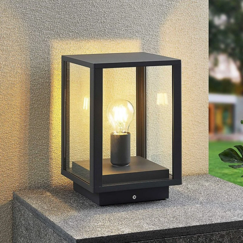 Lindby Giavanna Lampa Ogrodowa H29 Dark Grey