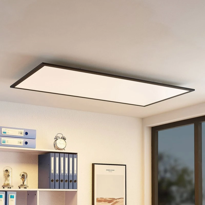 Lindby Nelios Lampa Sufitowa LED 4000K 120x60 Black
