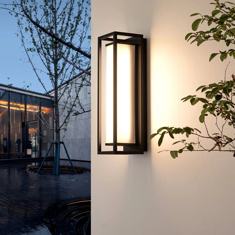 Lucande Banetti H50 Black - Nowoczesna Lampa Ogrodowa LED