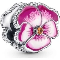 PANDORA Charms Różowy Bratek 790777C01