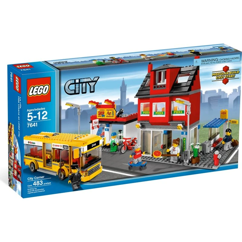 LEGO City 7641 Pizzeria – Miejski zakątek (483 el.)