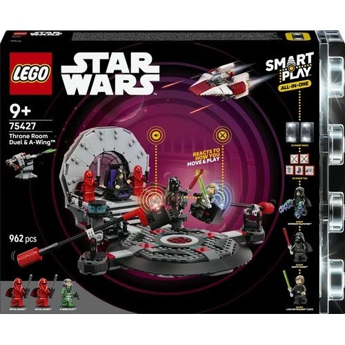 LEGO Star Wars 75427 SMART Play: Pojedynek w sali tronowej i A-Wing