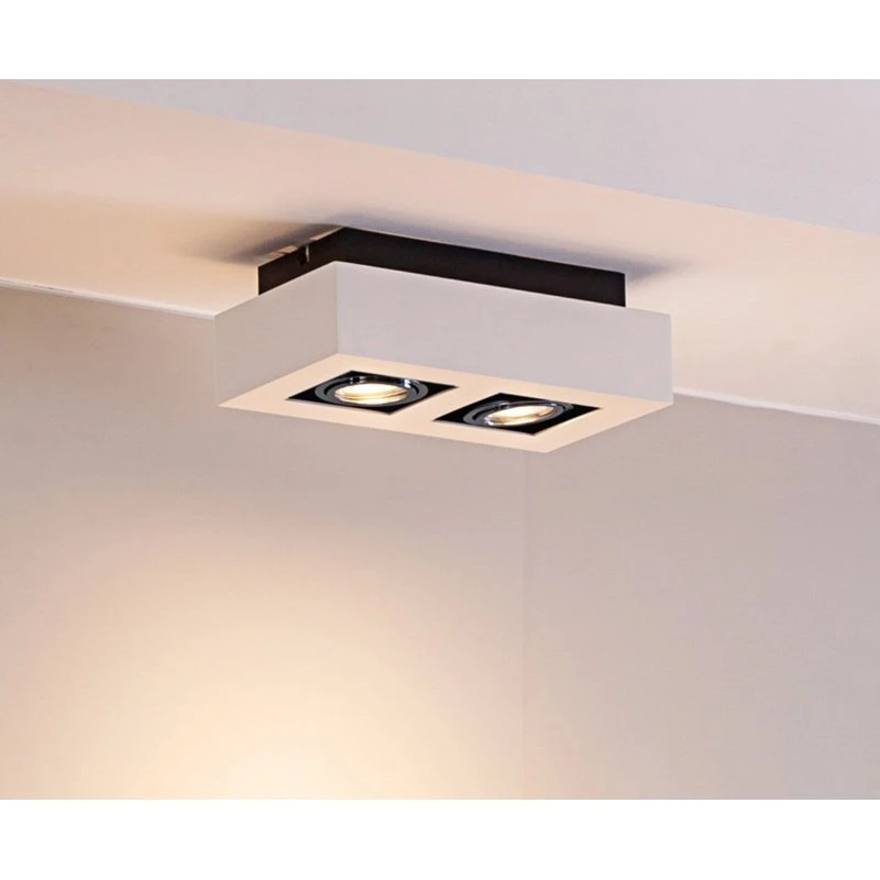Arcchio Vince 2 Lampa Sufitowa Biały/Chrom 25 cm