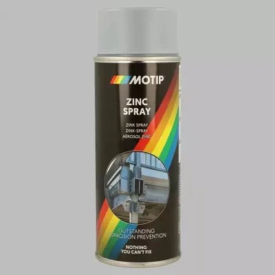 Motip Zinc Spray 400ml Szary – Spray cynkowy do stali