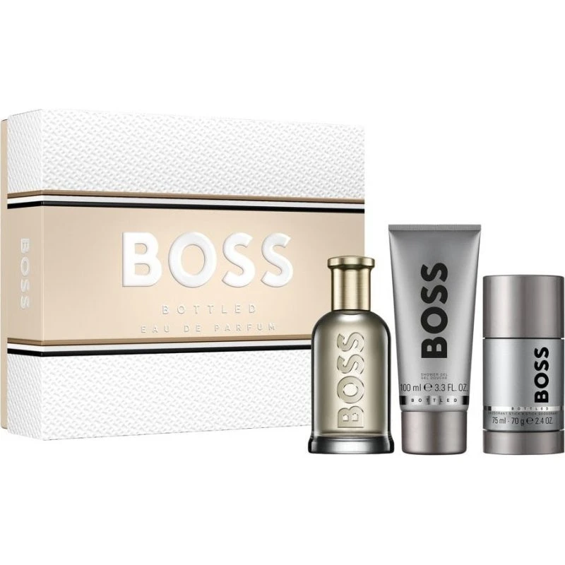 Hugo Boss Boss Bottled zestaw: EDP 100ml, żel 100ml, dezodorant 75ml