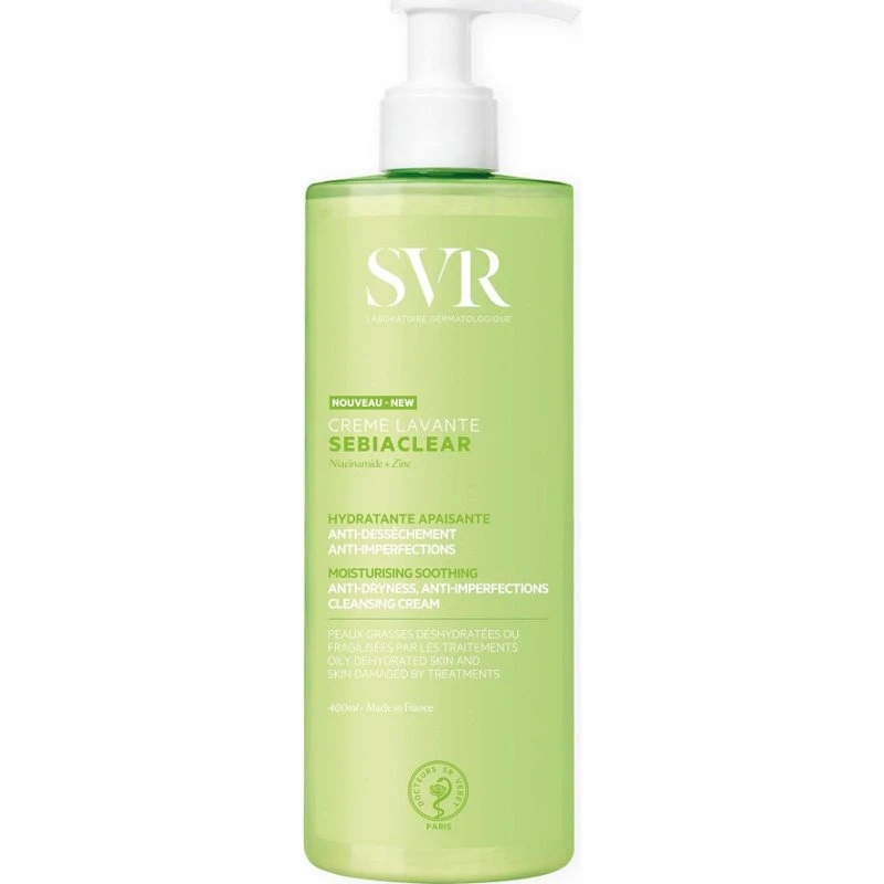 SVR Sebiaclear Creme Lavante kojący krem oczyszczający 400ml