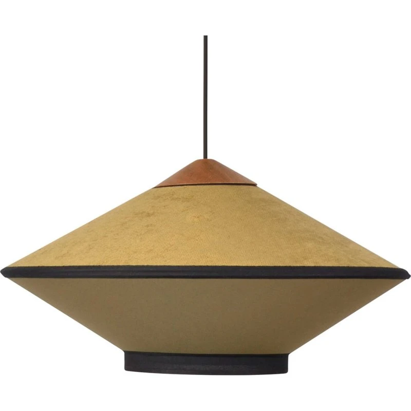 Lampa wisząca Forestier Cymbal S Bronze - brązowa, Ø 50 cm