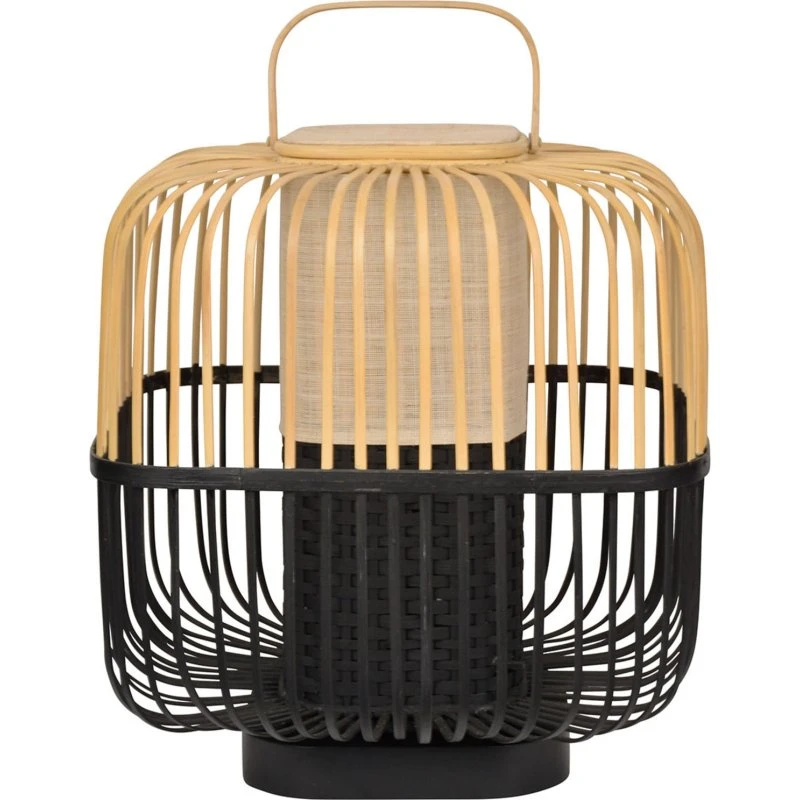 Forestier Bamboo Square M Lampa Stołowa Black