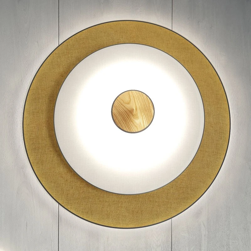 Forestier Cymbal S Bronze - Kinkiet LED okrągły
