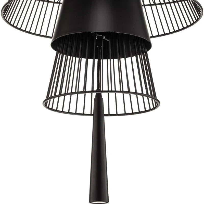 Forestier Gravity 1 Lampa Wisząca Ø86cm Czarna