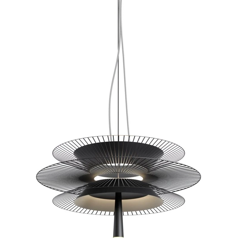 Lampa wisząca Forestier Gravity 2 Ø68cm czarna