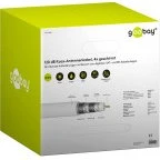 Goobay Kabel Koncentryczny 4x Ekran, 305m, Biały