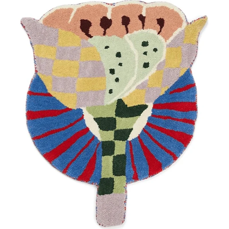 Bongusta Potpourri dywan wełniany 60x75 cm multicolor