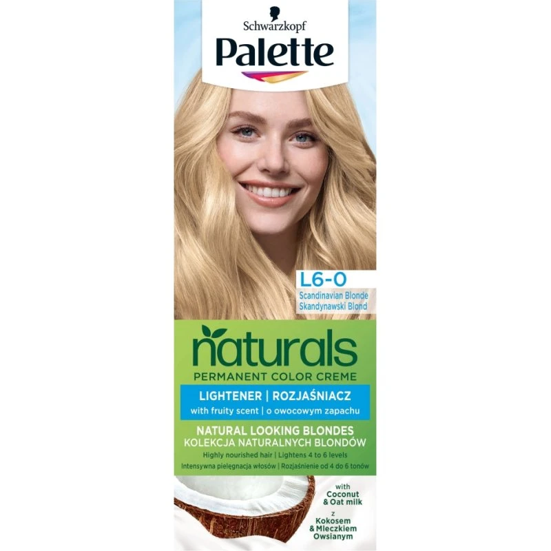 Schwarzkopf Palette Permanent Naturals L6-0 Skandynawski Blond