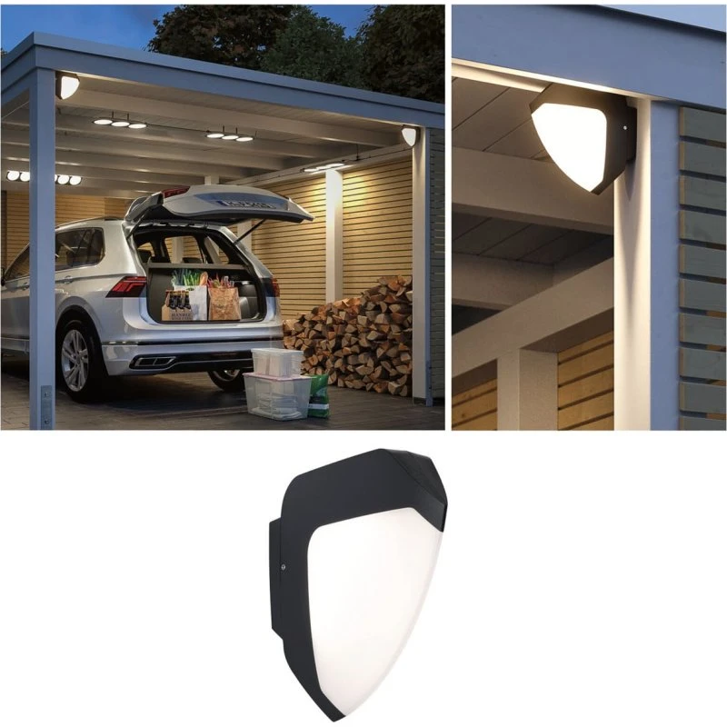 Paulmann Ikosea Lampa Ogrodowa LED z Czujnikiem SWR Antracyt