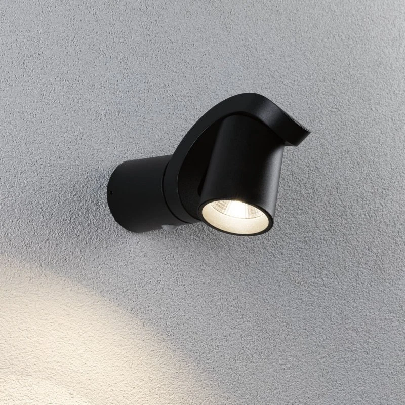 Paulmann Kinkiet zewnętrzny LED Cuff z czujnikiem ruchu, antracyt