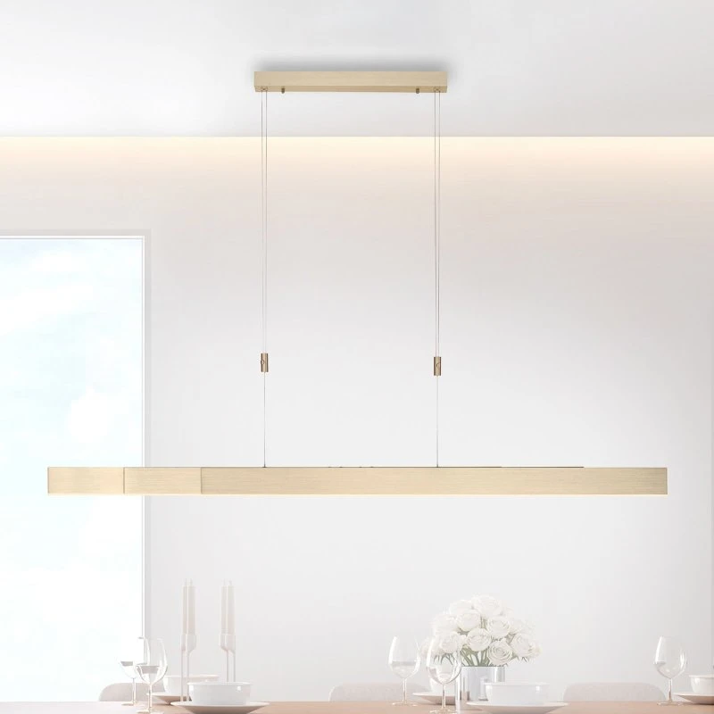 Żyrandol LED PURE Moto, imperial gold, ściemniany, CCT