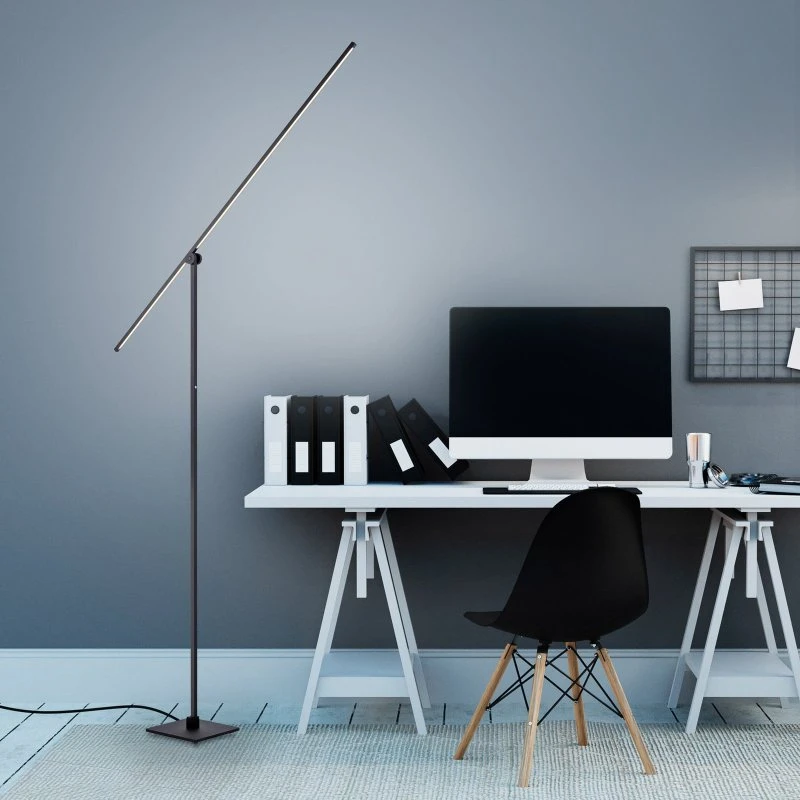 Lampa stojąca LED PURE Grafo, Black Pearl, ściemniacz dotykowy