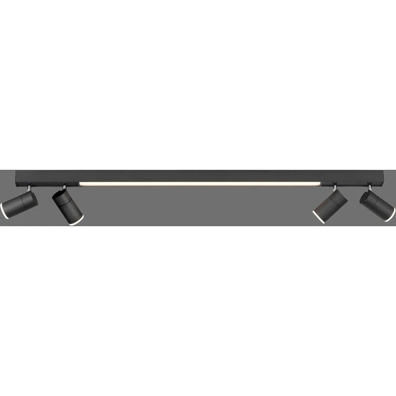 Lampa sufitowa LED PURE Lines Spot 120 cm, grafitowa, z pilotem