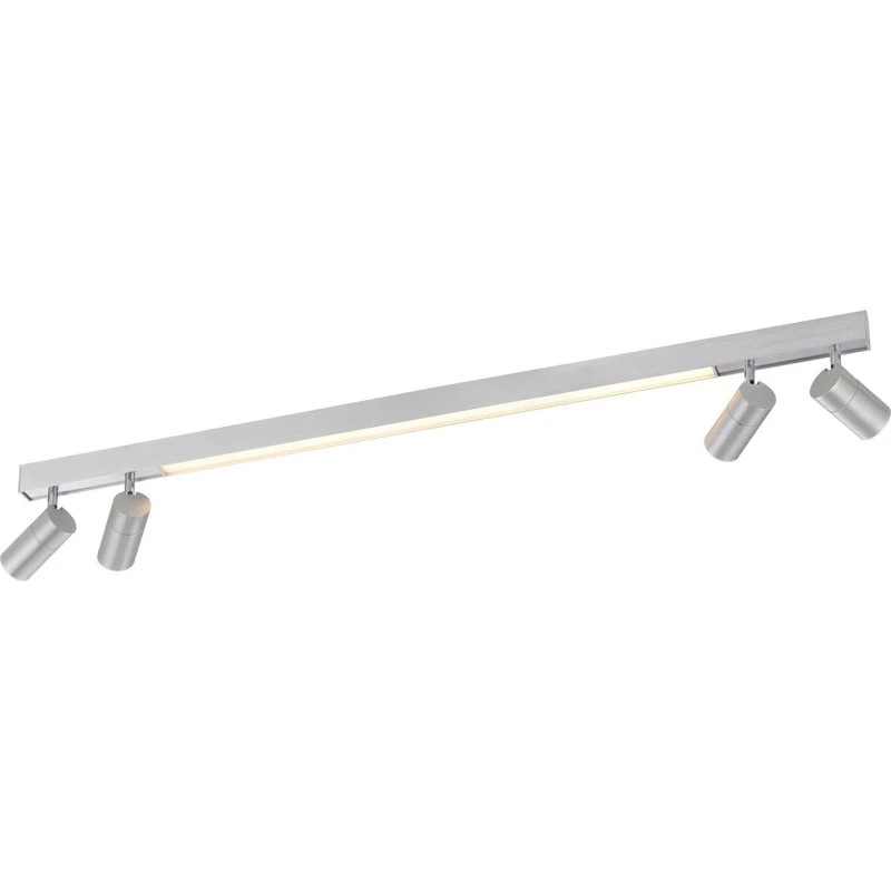 Lampa sufitowa LED PURE Lines Spot 120 cm, srebrna, ściemniana