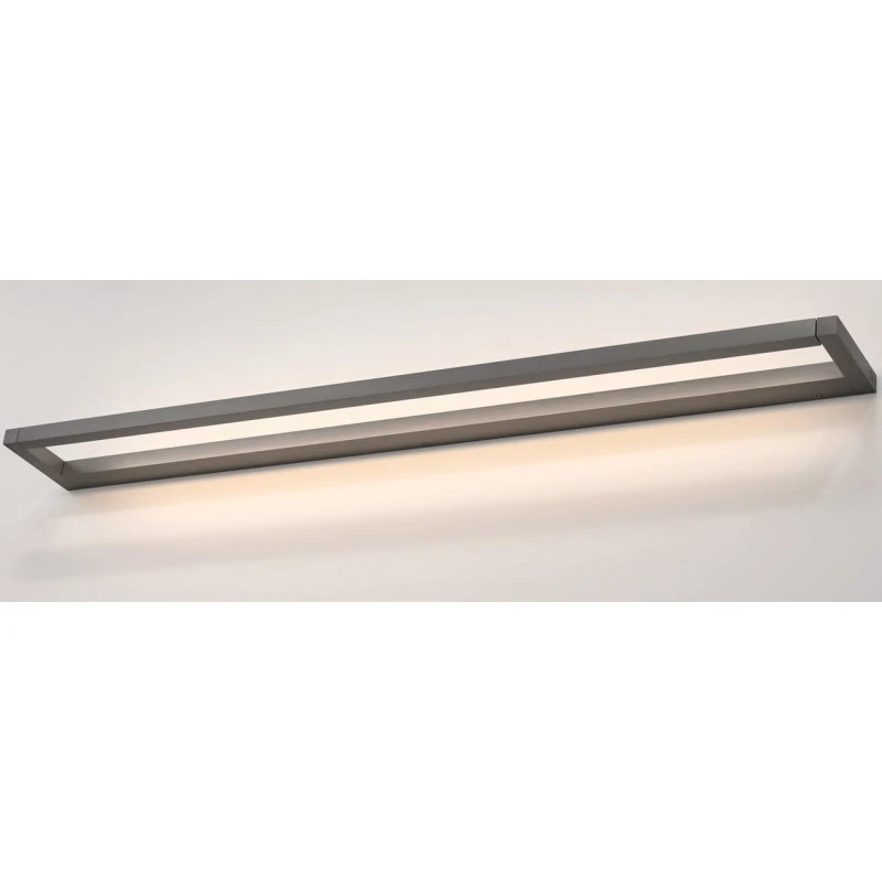 Kinkiet LED PURE Puro, szary, 100 cm, aluminium, ściemniacz