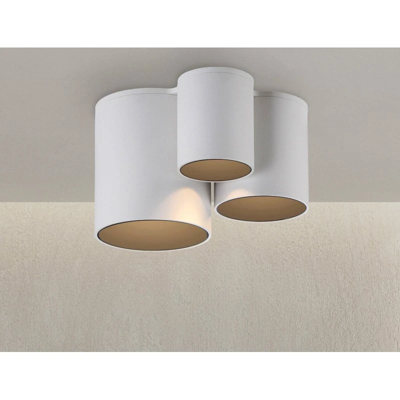 Lampa sufitowa LED PURE Point, biała, 18 cm, 3-punktowa, IP44