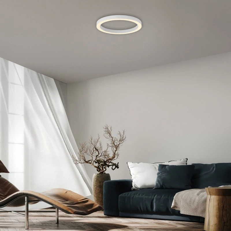 Paul Neuhaus PURE Lines Lampa sufitowa LED, 50 cm, biała, CCT