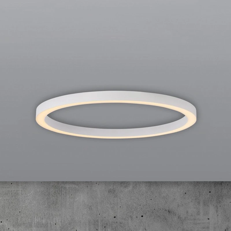 Paul Neuhaus Lampa sufitowa LED PURE Lines, Ø70 cm, biała