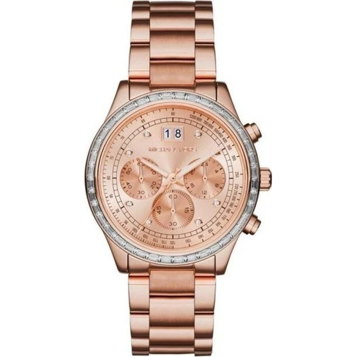 Michael Kors MK6204 Zegarek Damski 40 mm Różowe Złoto