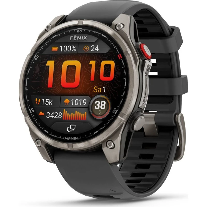 Garmin Fenix 8 Pro 47 mm AMOLED Czarny Tytanowy