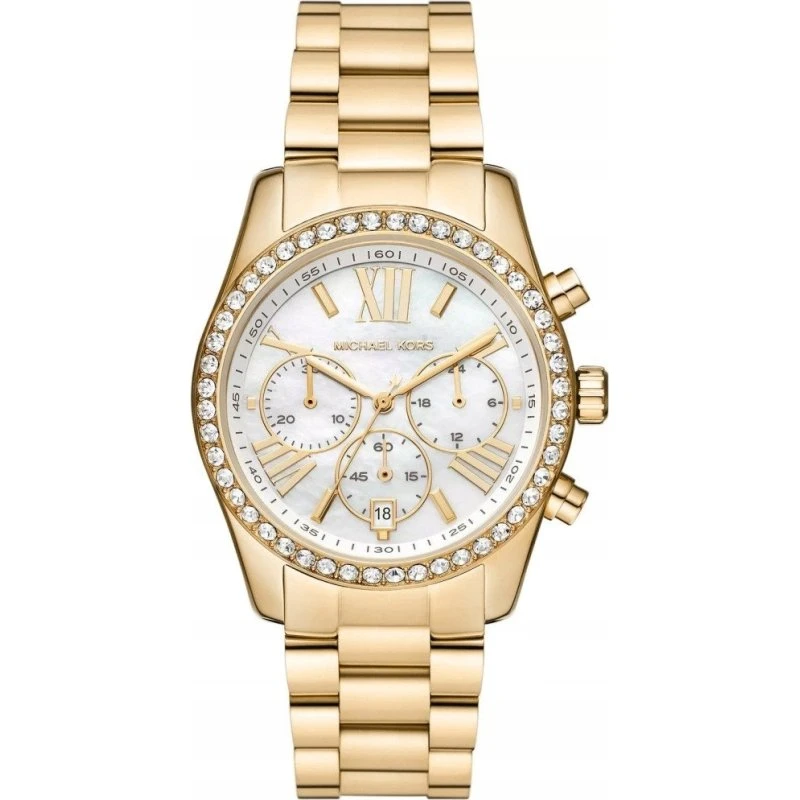 Michael Kors Lexington MK7241 Zegarek Damski Złoty Stal Nierdzewna