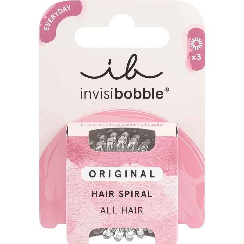 Invisibobble Everyday Original Hair Spiral Crystal Clear 3 szt.
