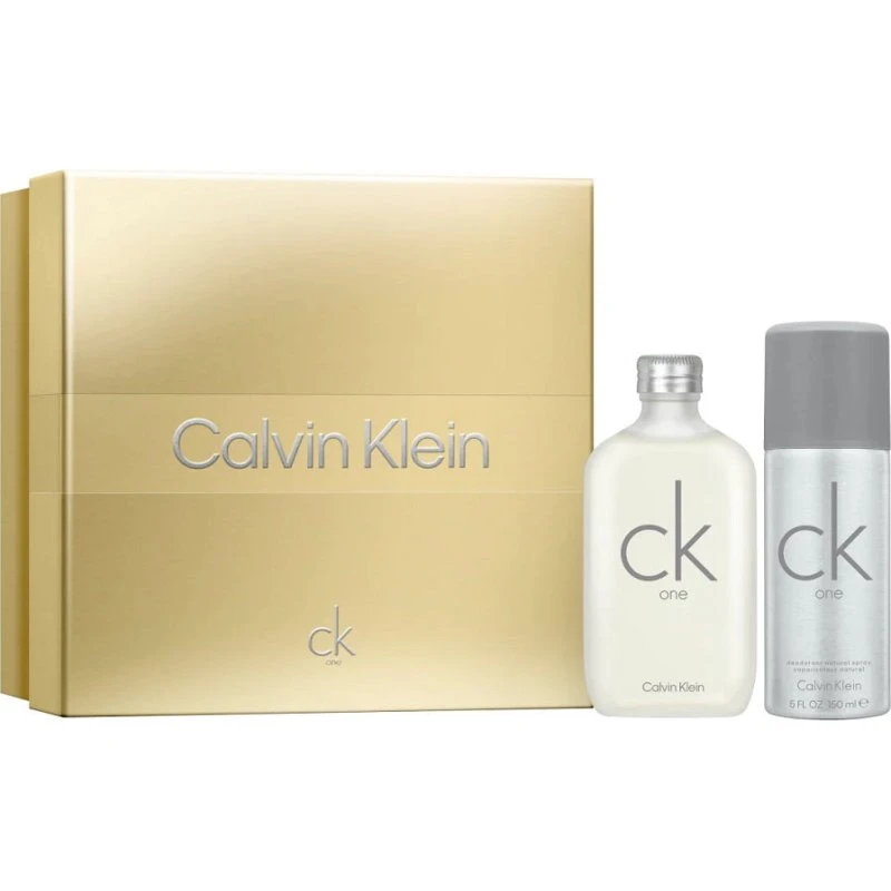 Calvin Klein CK One zestaw: woda toaletowa 100ml + dezodorant 150ml