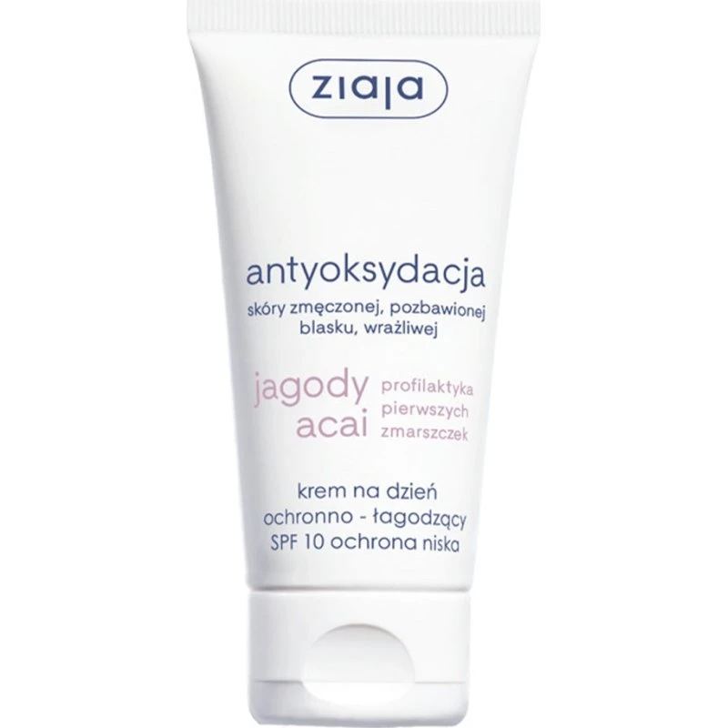 Ziaja Jagody Acai krem na dzień ochronno-łagodzący SPF10 50ml