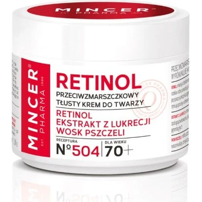 Mincer Pharma Retinol 70+ Krem przeciwzmarszczkowy 50ml