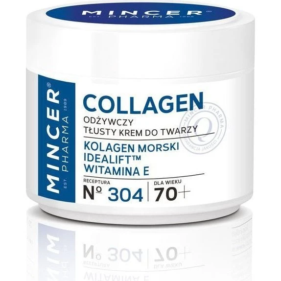 Mincer Pharma Collagen 70+ Odżywczy Tłusty Krem do Twarzy 50ml