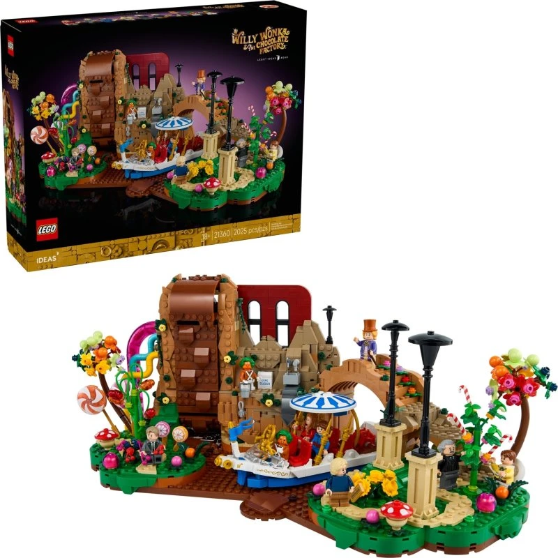 LEGO 21360 Ideas Willy Wonka i fabryka czekolady