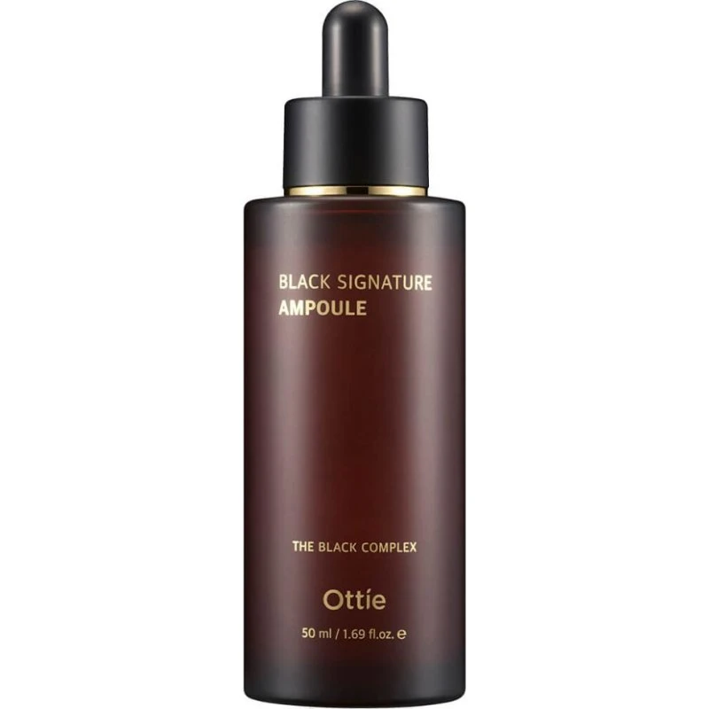 Ottie Black Signature Ampoule – ampułka ze śluzem ślimaka 50ml