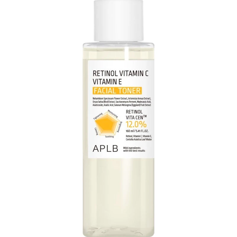 APLB Retinol Vitamin C Vitamin E Facial Toner 160ml