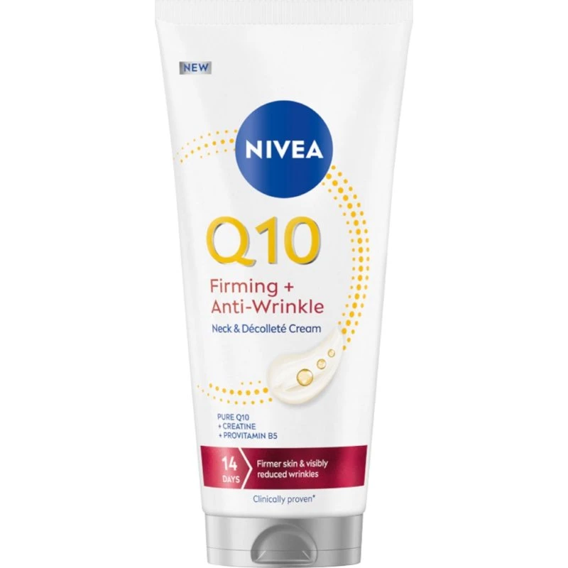 Nivea Q10 Krem ujędrniający i przeciwzmarszczkowy do szyi i dekoltu 200ml
