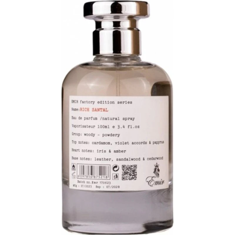Emir Rich Santal Factory Edition woda perfumowana 100 ml